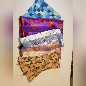 Various Polyester & chiffon scarves